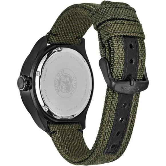 Men's Eco-Drive Weekender Garrison Field Watch, in Stainless Steel - Picture 4 of 7